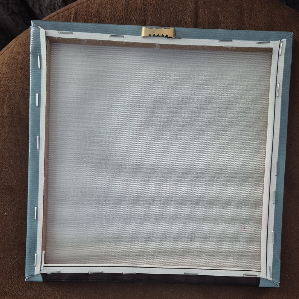 Afro Woman Canvas Art with Gold Accents - Picture 3 of 3